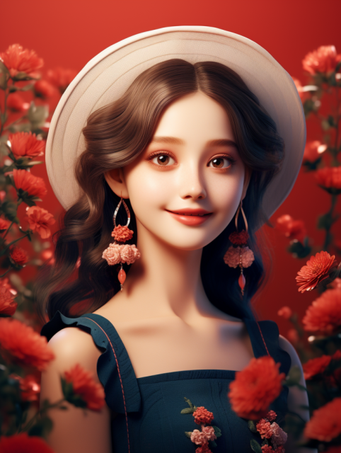 ailab.design_A_beautiful_lady_with_a_hat_rich_plants_and_flower_ec162694-d5ce-429a-8614-c3780698113b-768x1020