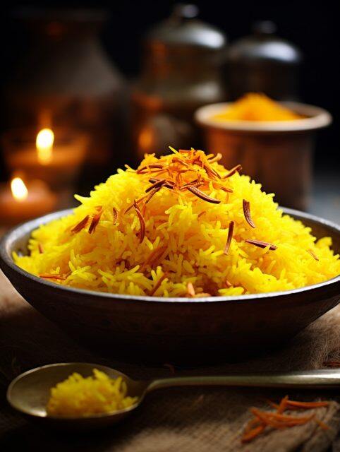 ailab.design_an_extreme_closeup_shot_of_a_delicious_Saffron_ric_9edc25ef-ae96-48e1-9c0b-bd91b348449a