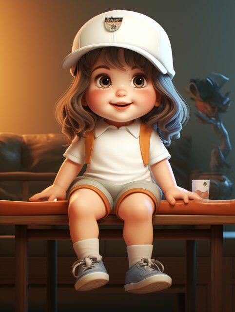 ailab.design_A_cartoon_of_a_cute_chubby_girl_wearing_shorts_a_w_9b449f3b-ff92-4d98-8be9-fee4f164067b