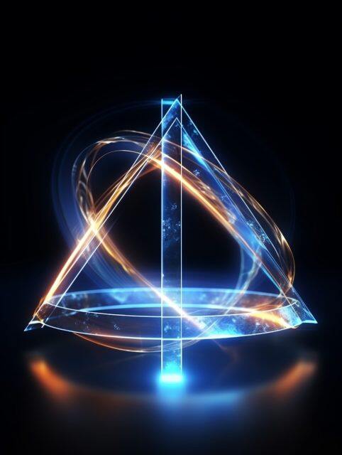 ailab.design_Space_equilateral_triangle_transparent_glass_textu_6868951d-a98d-4b21-88b0-ef42f1524513