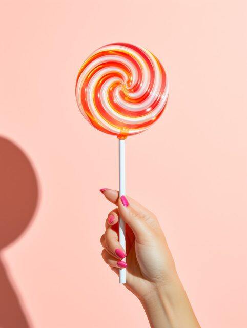 ailab.design_hand_holding_lollipop_on_plain_studio_background_s_fa88c0e8-3936-4e78-b312-abd9bf115c81