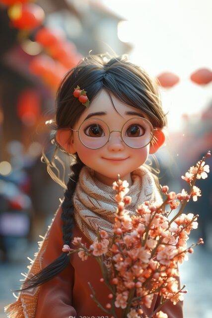 ailab.design_a_little_girl_wear_eye_glass_long_hair_apricot_flo_7cca6371-b923-4a42-a0cd-65e700c945c3