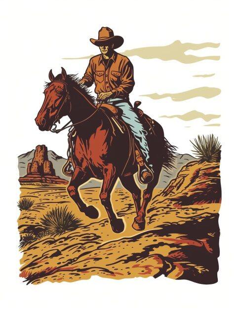 ailab.design_isotype_icon_illustration_of_cowboy_on_a_horse_in__989710a0-ae76-4b70-a3be-53c3a5692fad