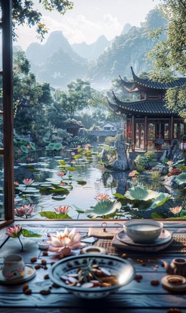 ailab.design_The_summer_feel_of_a_Chinese_garden._There_are_lot_a3db7387-e61b-4c99-a69c-a59e33f3db36